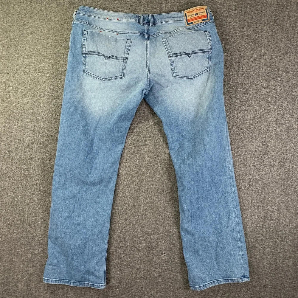 Diesel Zatiny Jeans Men 40x32 Button Fly Bootcut Wide leg Y2K Biker Rocker